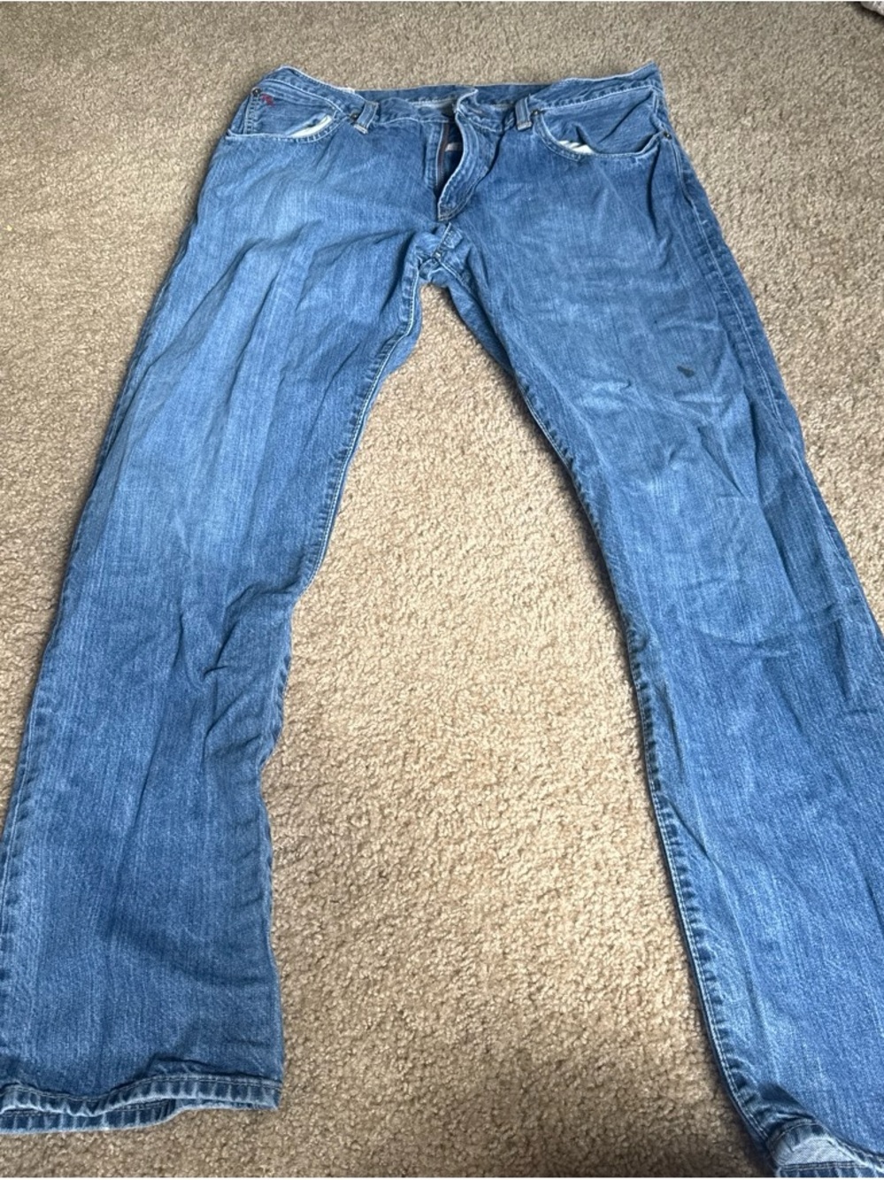Ralph Lauren Men's Light Blue Bootcut Denim Jeans